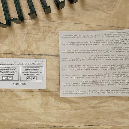 ORIENTOOLS Garden Leaf Rake, Garden Rakes for Lawns Leaves with 65.7" Foldable Handle Rake, 26 Strong Tines Plastic Head Shrub Rake, Yard Garden Rake for Lawns, Grass, Flower Beds Leaves Cleaning