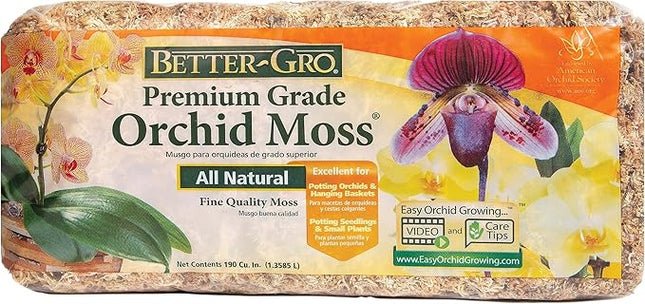 Sun Bulb 50450 Better Gro Orchid Moss,190 cu.in (Pack of 12)